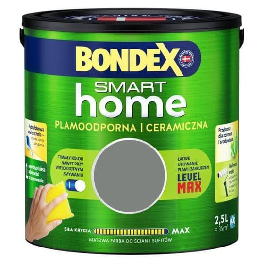 Farba Smart Home Intrygujący Grafit 2,5L Bondex Bondex