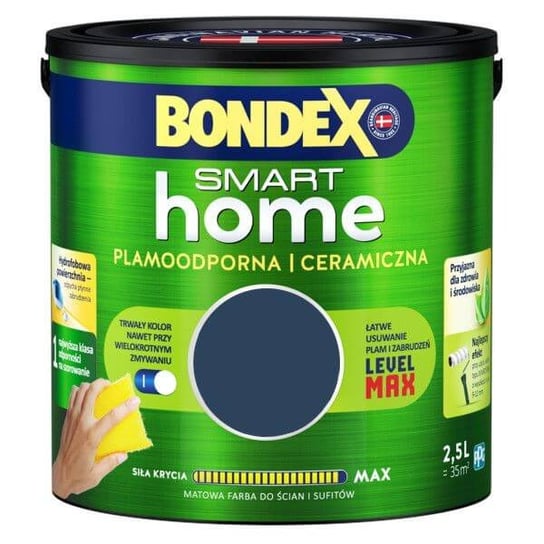 Farba Smart Home Wystrzałowy Granat 2,5L Bondex Bondex