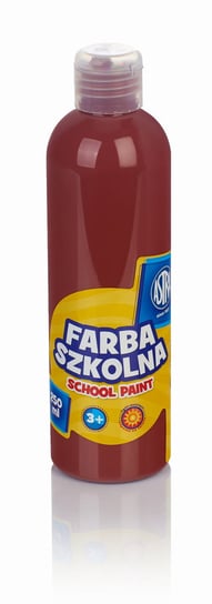Farba szkolna Astra 250 ml - brązowa Astra