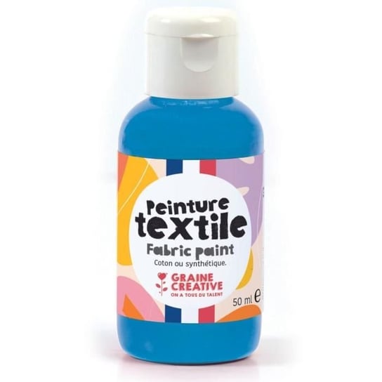 Farba tekstylna 50 ml - błękitna Inna marka
