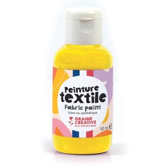 Farba tekstylna 50 ml - żółta Inna marka