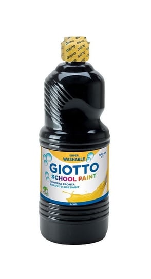 Farba tempera, czarna, Giotto School Paint Black GIOTTO