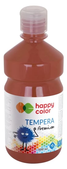 Farba tempera Premium, ciemnobrązowa, 1000 ml Happy Color