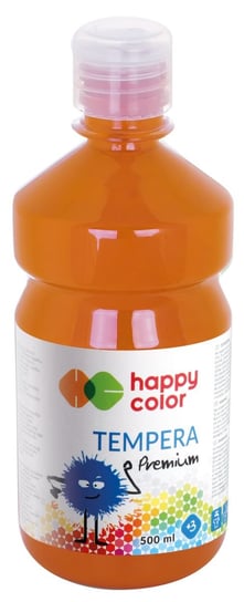Farba tempera Premium, ciemnopomarańczowa, 1000 ml Happy Color