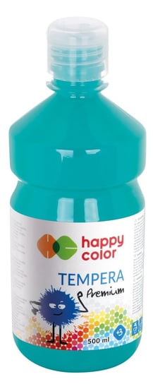 Farba tempera Premium, turkusowa, 500 ml Happy Color