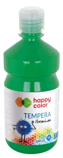Farba tempera Premium, zielona, 500 ml Happy Color