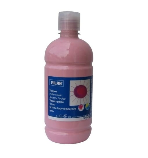 Farba tempera, rosa palido, 500 ml Milan
