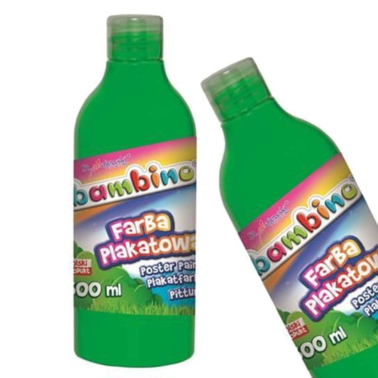 Farba w butelce, Bambino, 500 ml, zielona Bambino