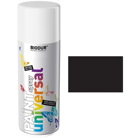 Farba w sprayu czarny połysk 400 ml Biodur Inna marka