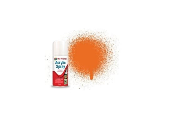 Farba w Sprayu Hubrol 18 Orange Gloss Humbrol