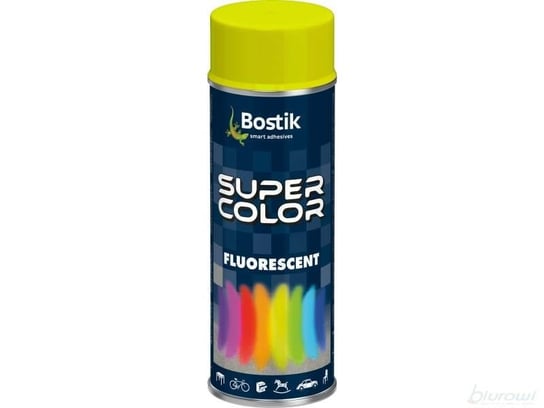 Farba w sprayu, lakier do znakowaniaBOSTIK SC fluorescencyjny żółty  400ml Bostik