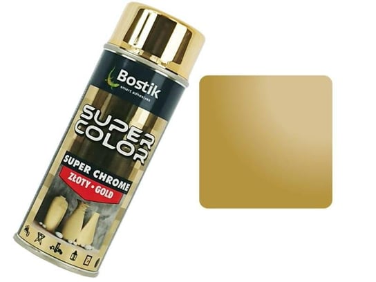 Farba W Sprayu, Lakier Super Chrome Lustro Sc Złoty  400Ml Bostik Bostik