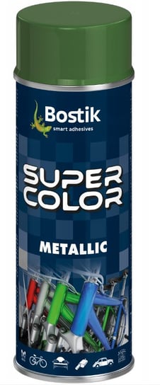 Farba W Sprayu Super Color Metallic ZIELONY Bostik