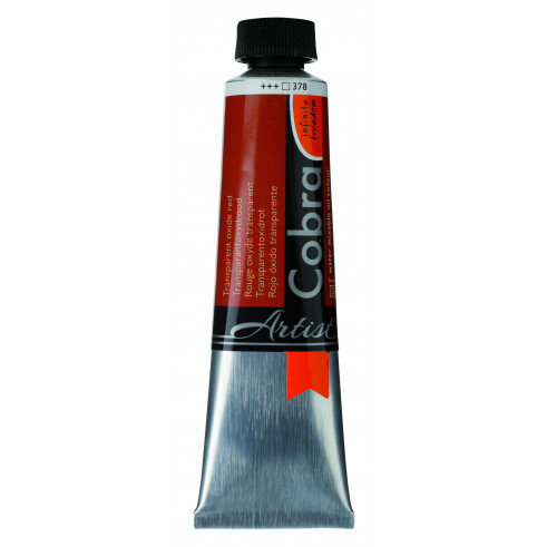 Farba wodno-olejna, 40 ml, Czerwony transparentny, oksydowy Talens