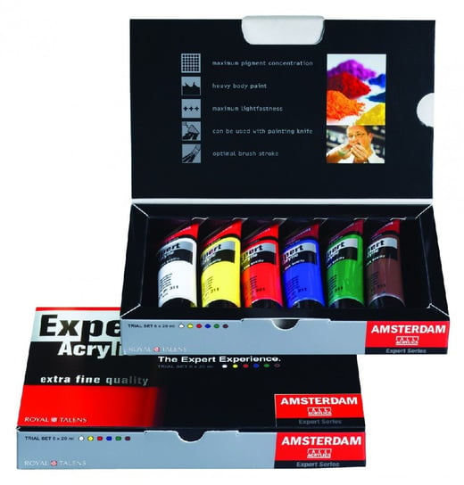 Farby akrylowe, Amsterdam Expert, 6x20 ml Talens