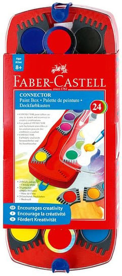 Farby akwarelowe, Connector, 24 kolory Faber-Castell