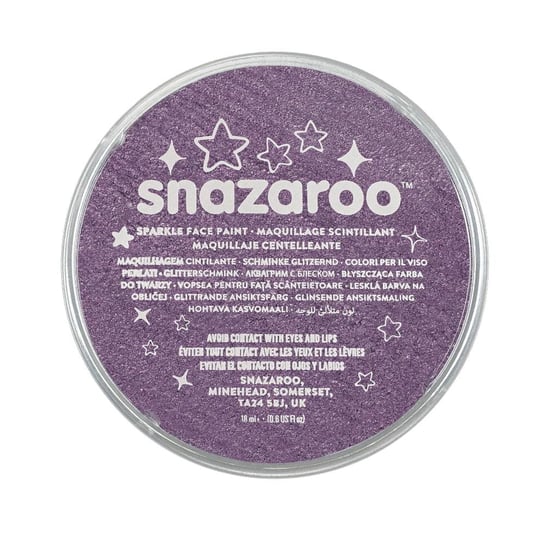 Farby do twarzy i ciała na bazie wody sparkle lilac Snazaroo 1118871 Snazaroo