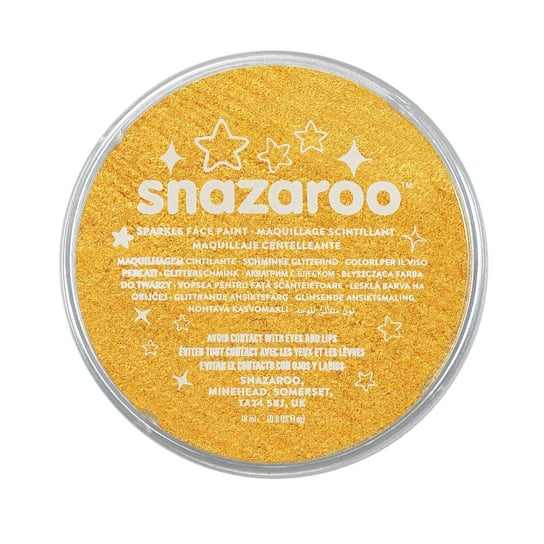 Farby do twarzy i ciała na bazie wody sparkle yellow Snazaroo 1118221 Snazaroo