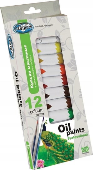 Farby Olejne 12 Kolorów 12Ml, Centrum Centrum
