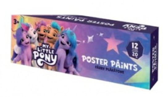 Farby plakatowe 12 kolorów 20 ml My Little Pony Astra Astra