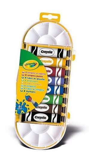 Farby tempera, 8 kolorów Crayola