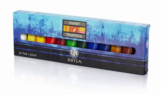 Farby tempera Astra 12 kolorów - 20 ml Astra