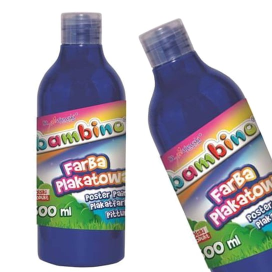 Farby w butelce, Bambino, 500 ml, niebieska Bambino