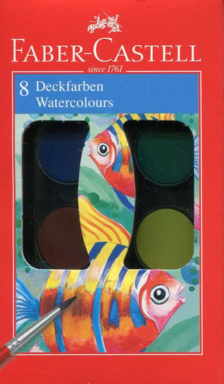 Farby wodne, 8 kolorów Faber-Castell