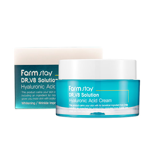 Farm Stay, Dr.V8 Solution, krem do twarzy z hialuronem i witaminami, 50 ml Farm Stay