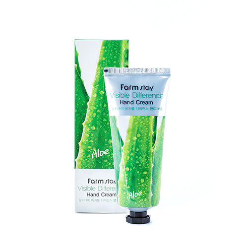Farm Stay, Visible Difference Hand Cream, krem do rąk Aloes, 100ml Farm Stay