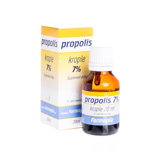 Farmapia Propolis, krople 7% do użytku wewnętrznego, 20 ml Farmapia