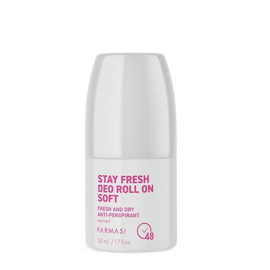 Farmasi Stay fresh deo roll-on antiperspirant Soft dla kobiet - 50ml Inna marka