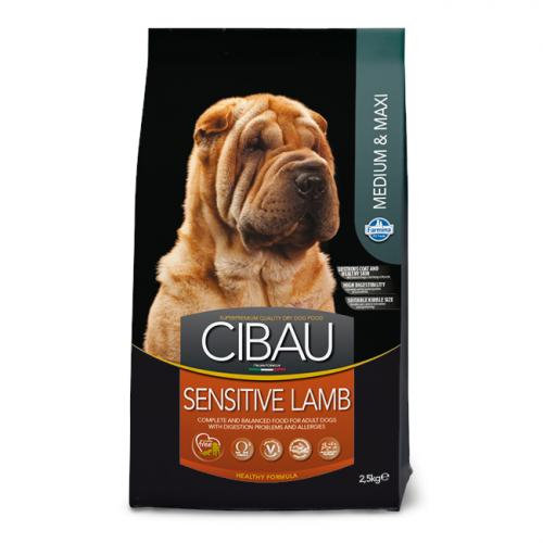 FARMINA Cibau Sensitive Lamb Medium & Maxi - sucha karma dla psa 2,5kg FARMINA
