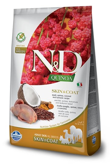Farmina N&D Quinoa canine SKIN & COAT QUAIL 2,5kg FARMINA