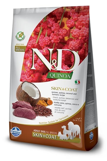 Farmina N&D Quinoa canine SKIN & COAT VENISON 2,5kg FARMINA