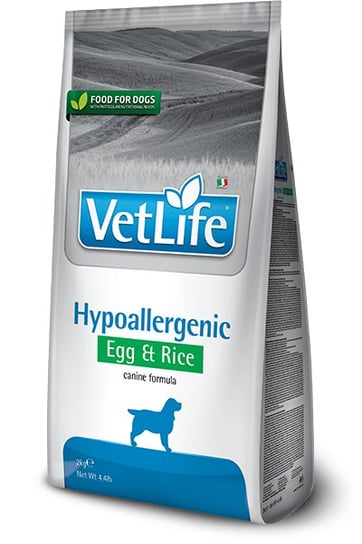 FARMINA Vet Life Dog Hypoallergenic Egg & Rice - sucha karma dla psa 2kg FARMINA