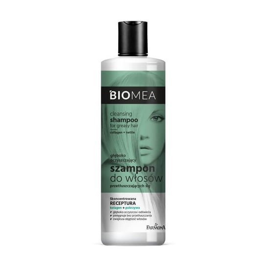 Farmona, Biomea, głęboko oczyszczający szampon do włosów przetłuszczających się , 400ml Farmona