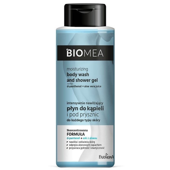 Farmona Biomea Intensywnie Nawilżający Płyn do kąpieli i pod prysznic 2w1 - każdy rodzaj skóry 500ml Farmona