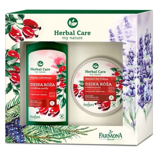 Farmona, Herbal Care Dzika Róża, zestaw kosmetyków, 2 szt. Farmona