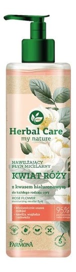 Farmona Herbal Care Nawilżający Płyn micelarny Kwiat Róży z kwasem hialuronowym 400ml Farmona