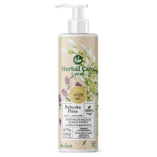 Farmona Herbal Care Spa Odżywczy Balsam bursztynowy Bałtycka Plaża 400ml Farmona