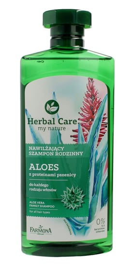 Farmona, Herbal Care, szampon nawilżający Aloes, 500 ml Farmona