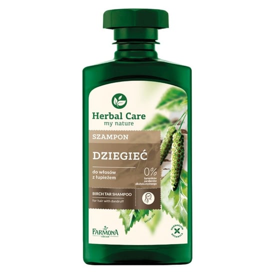 Farmona, Herbal Care, szampon z dziegciem przeciwłupieżowy, 330 ml Farmona