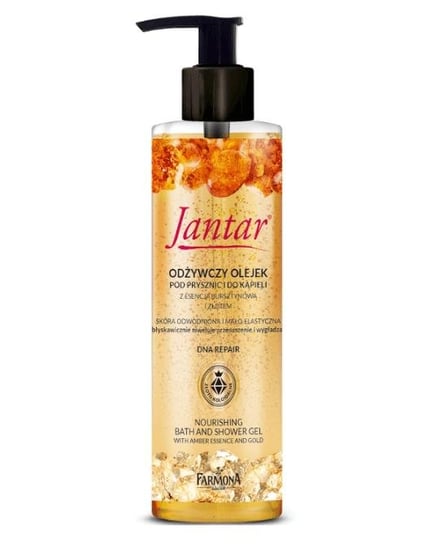 Farmona, Jantar DNA Repair, odżywczy olejek pod prysznic i do kąpieli ze złotem, 400 ml Farmona