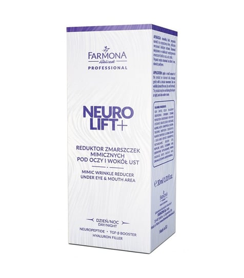 Farmona, Neurolift+, Reduktor zmarszczek mimicznych pod oczy i wokół ust, 30 ml Farmona