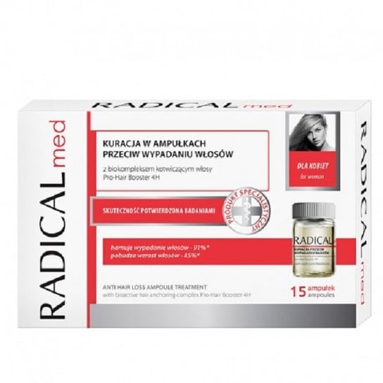 Farmona, Radical Med Anti Hair Loss Ampoule Treatment, kuracja w ampułkach przeciw wypadaniu włosów, 15x5ml Farmona Radical Med