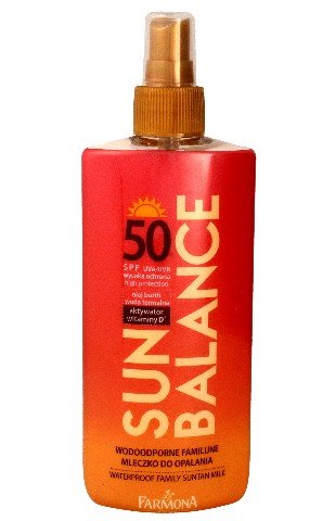 Farmona, Sun Balance, mleczko do opalania wodoodporne w sprayu, SPF50, 200 ml Farmona