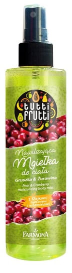 Farmona, Tutti Frutti, nawilżająca mgiełka do ciała Gruszka & Żurawina, 200 ml Farmona