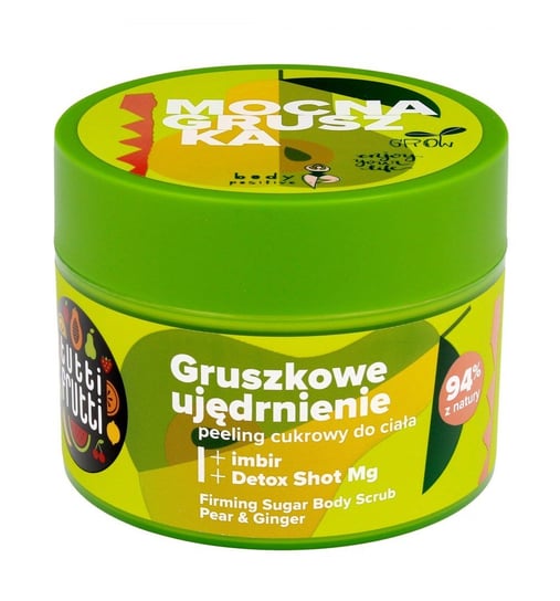 Farmona Tutti Frutti Peeling cukrowy do ciała Gruszkowe Ujędrnienie - Gruszka&Imbir 300g Farmona