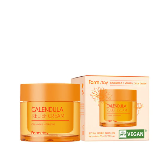 Farmstay, Calendula Relief Cream, Krem Do Twarzy, 80 Ml Farmstay